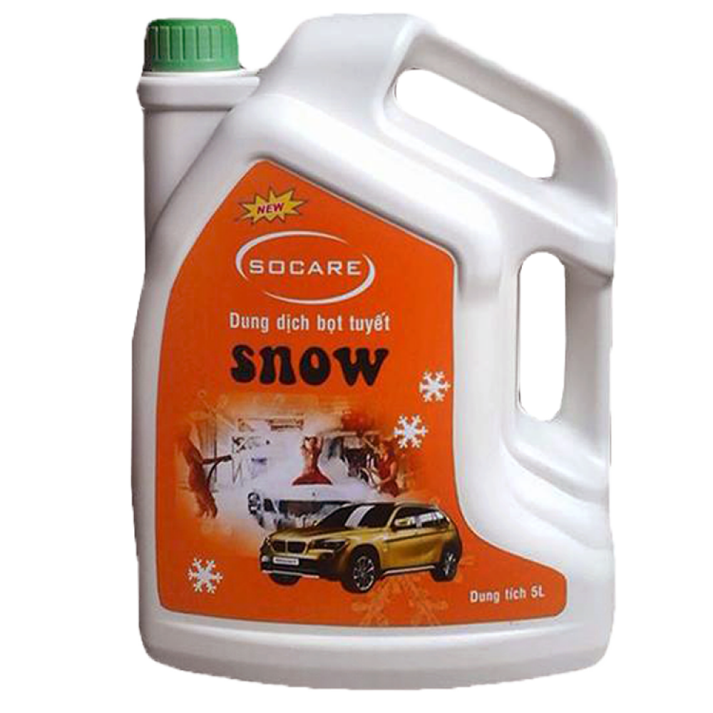 Dung dịch bọt tuyết rửa ô tô, xe máy Snow